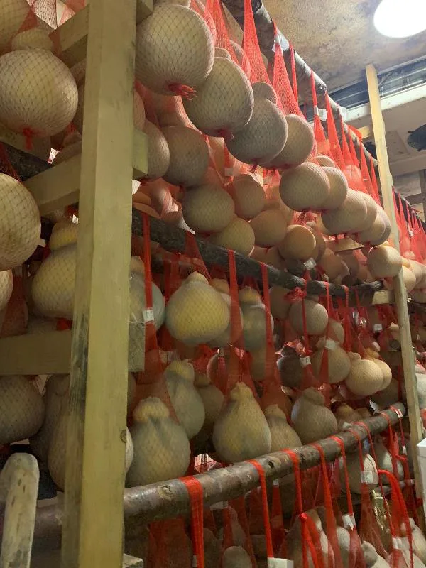 Caciocavallo del bio agriturismo Valle Scannese di Gregorio Rotolo AQ