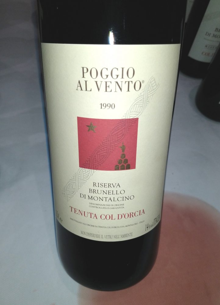 Poggio al vento - Brunello di Montalcino Riserva 1990