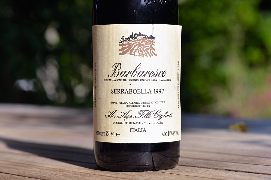 Barbaresco Serraboella 1997 F.lli Cigliuti