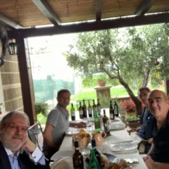 Con Nicola Matarazzo, Libero Rillo, Helmuth Köcher e Pasquale Carlo