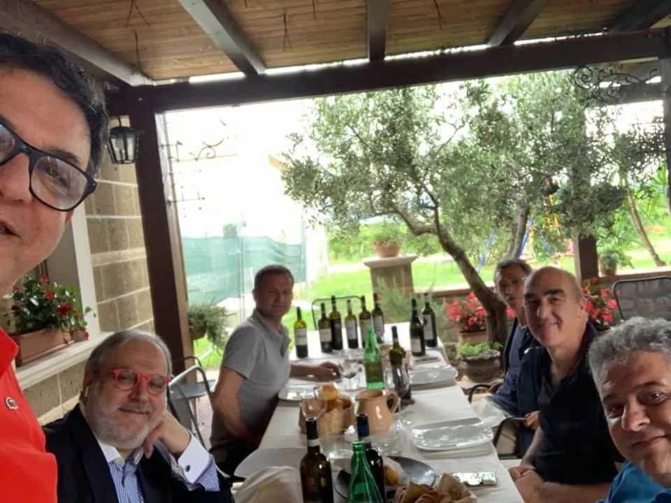 Con Nicola Matarazzo, Libero Rillo, Helmuth Köcher e Pasquale Carlo