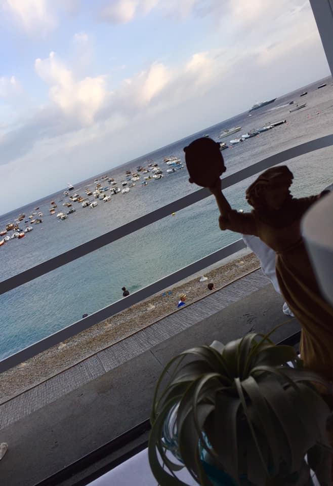 Taverna del Capitano, la vista mare dal tavolo