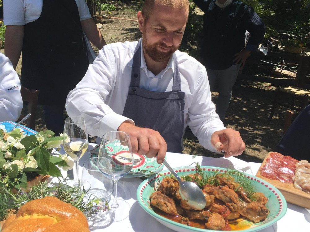 Coniglio alla cacciatora - Mario Persico Antica Casale dei Colli di San Pietro Piano di Sorrento