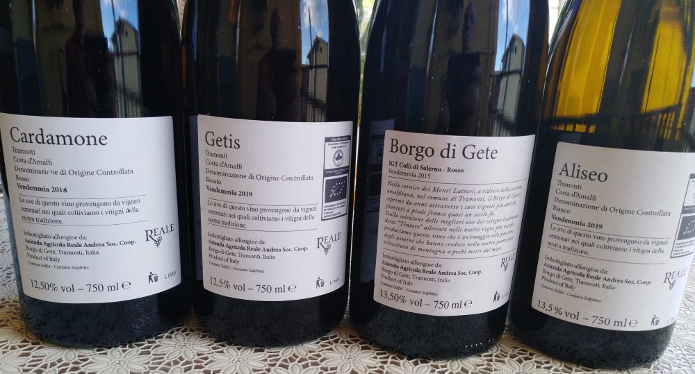 Controetichette vini Reale