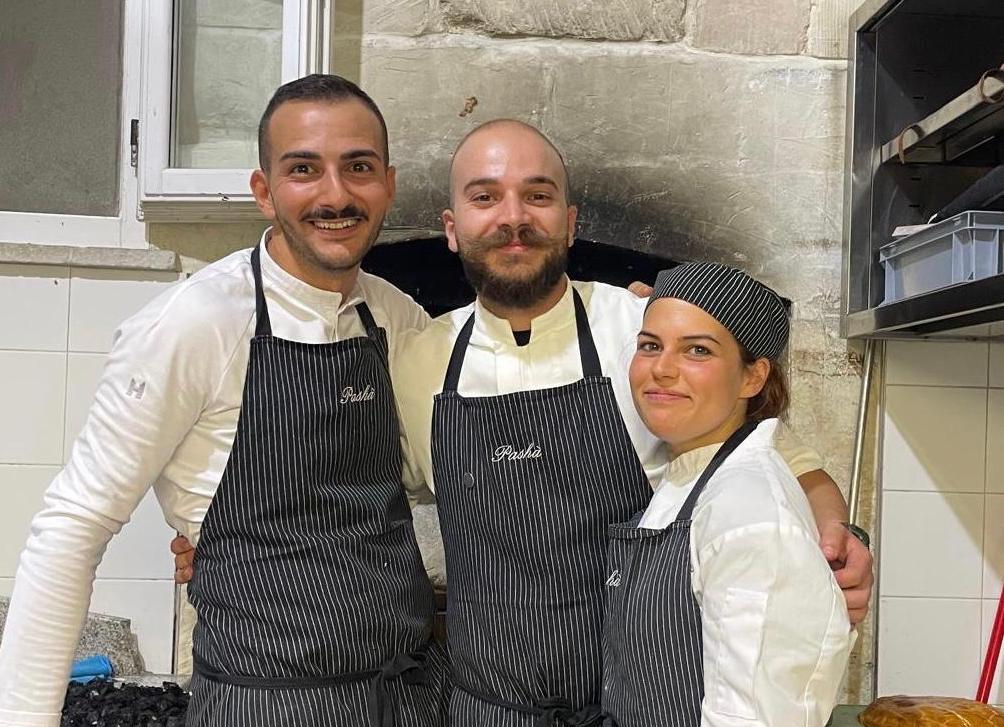 Da sin Cosimo, Michele e Valentina