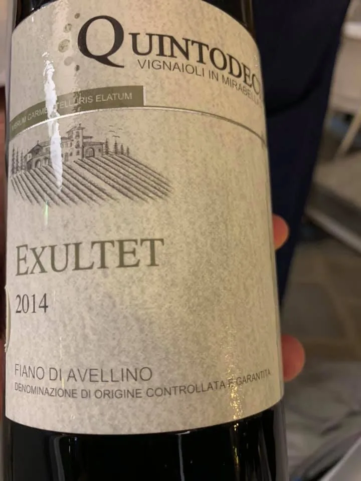 Exultet 2014 Fiano di Avellino Quintodecimo