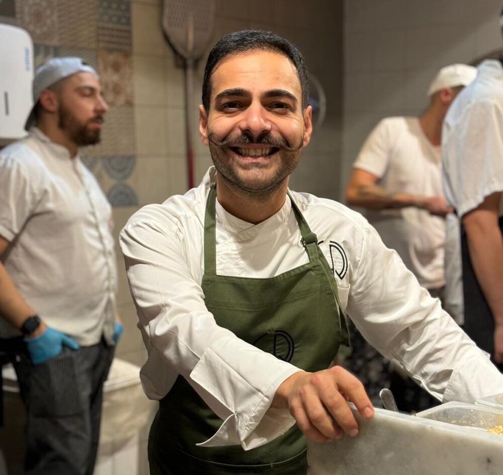 Giovanni Russo al banco pizza