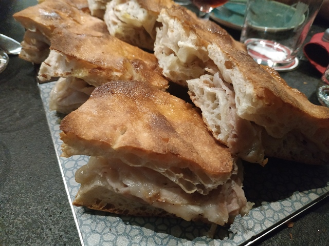 L’Osteria di Birra del Borgo - la teglia sfogliata