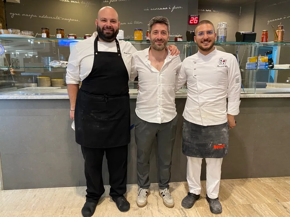 La Rosa Pizza Restaurant - Marcello Rocco - Crescenzo Fabozzi e Mariano Carfora