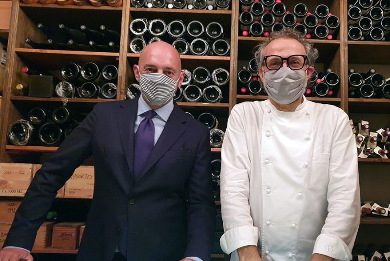 Massimo Bottura e Beppe Palmieri - Osteria Francescana