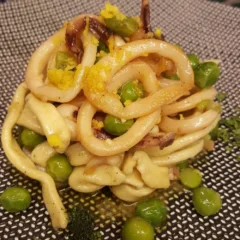 scialatielli con i piselli