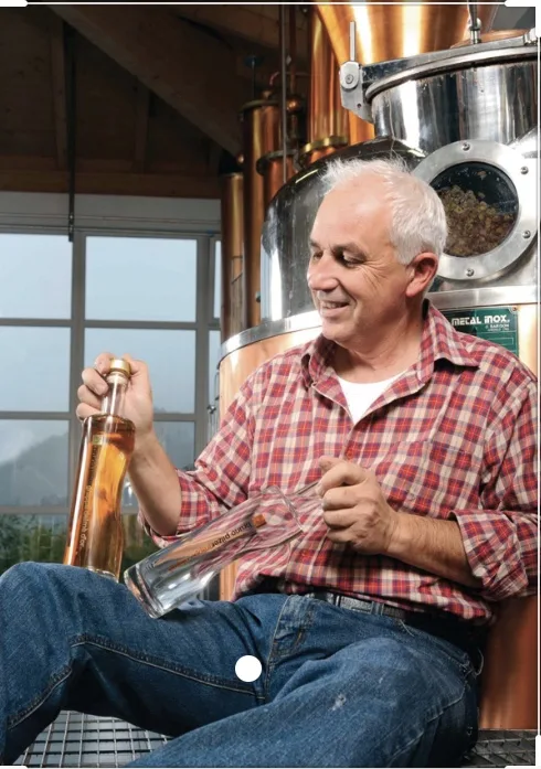 Bruno Pilzer distillatore Trentino