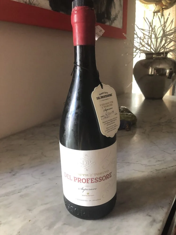 Vermouth Di Torino Superiore Del Professore