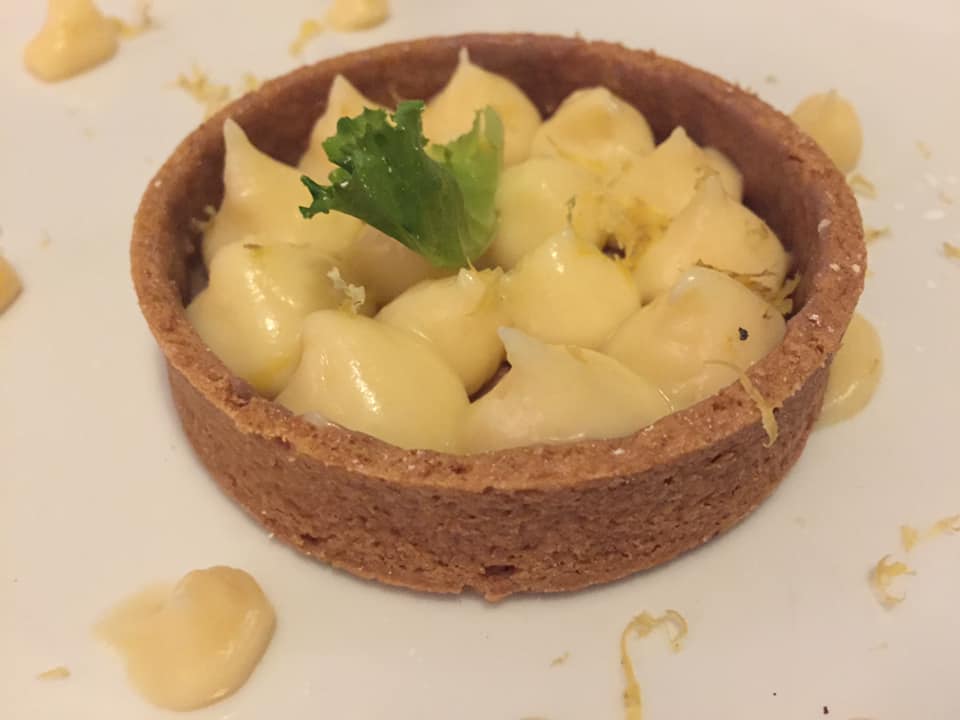 Il Gozzo a Salerno, tartelletta al limone