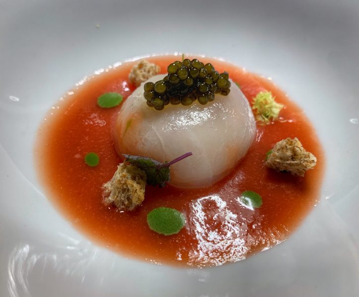 La Zagara, Carpaccio di spigola