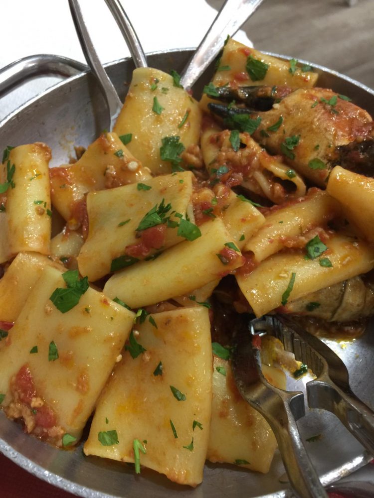 La Risto Pescheria - I paccheri con la granseola