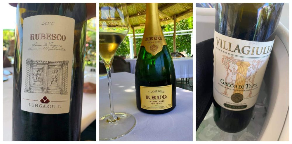 Don Alfonso 1890, vini e champagne