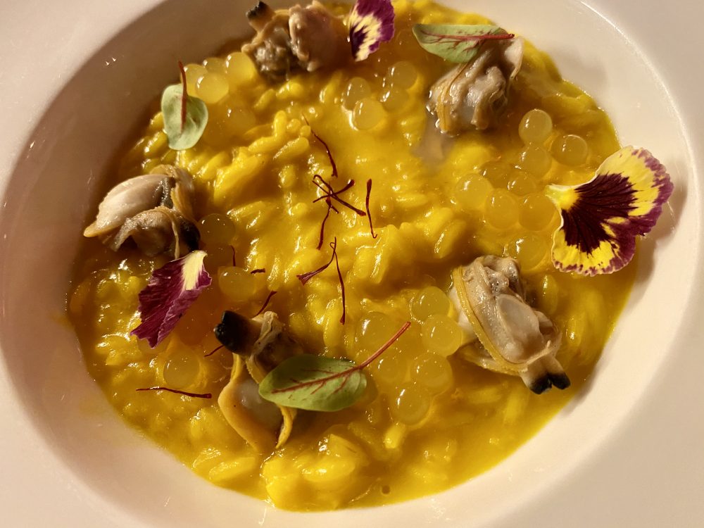 Tivoli 3, Risotto alla Milanese con Vongole e Limone