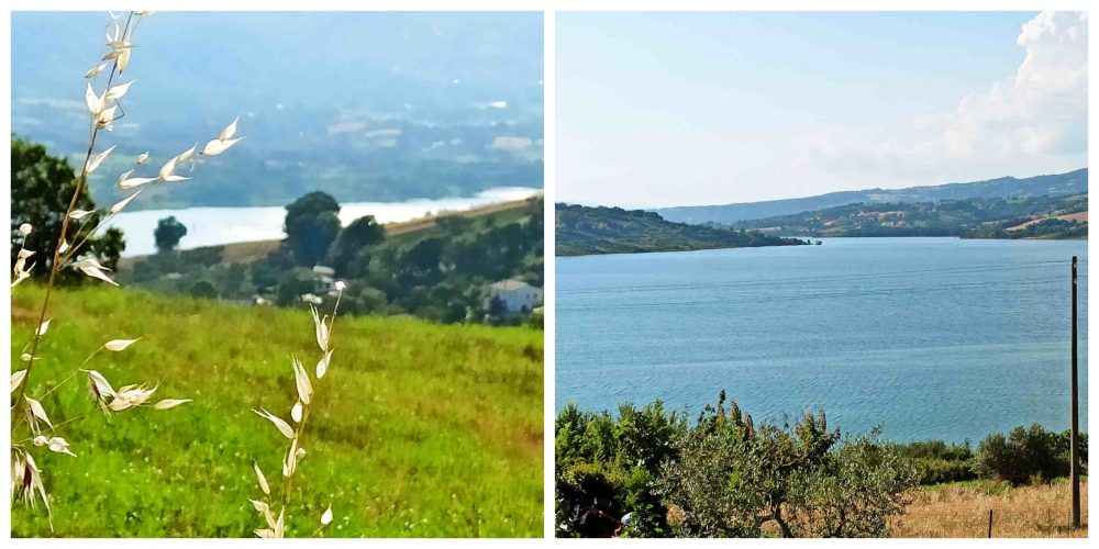 Macelleria della Fattoria La Lola - il vicino Lago di Campolattaro