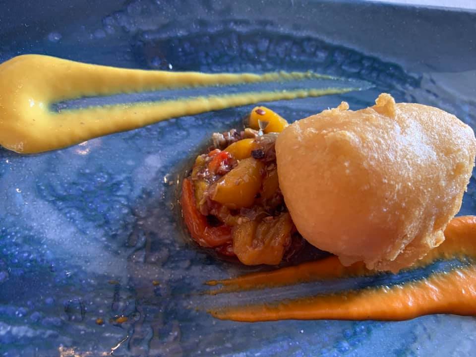Lungomare Restaurant -Baccala’ in tempura e peperone
