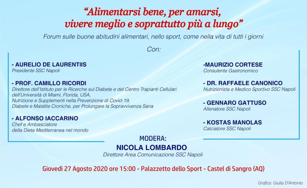 Alimentarsi bene per amarsi, vivere meglio e soprattutto piu' a lungo