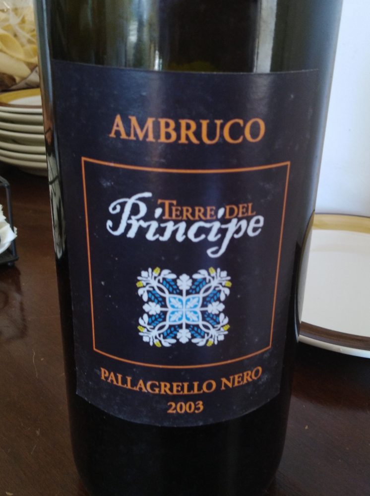 Ambruco Pallagrello Nero Terre del Volturno Igt 2003 Terre del Principe