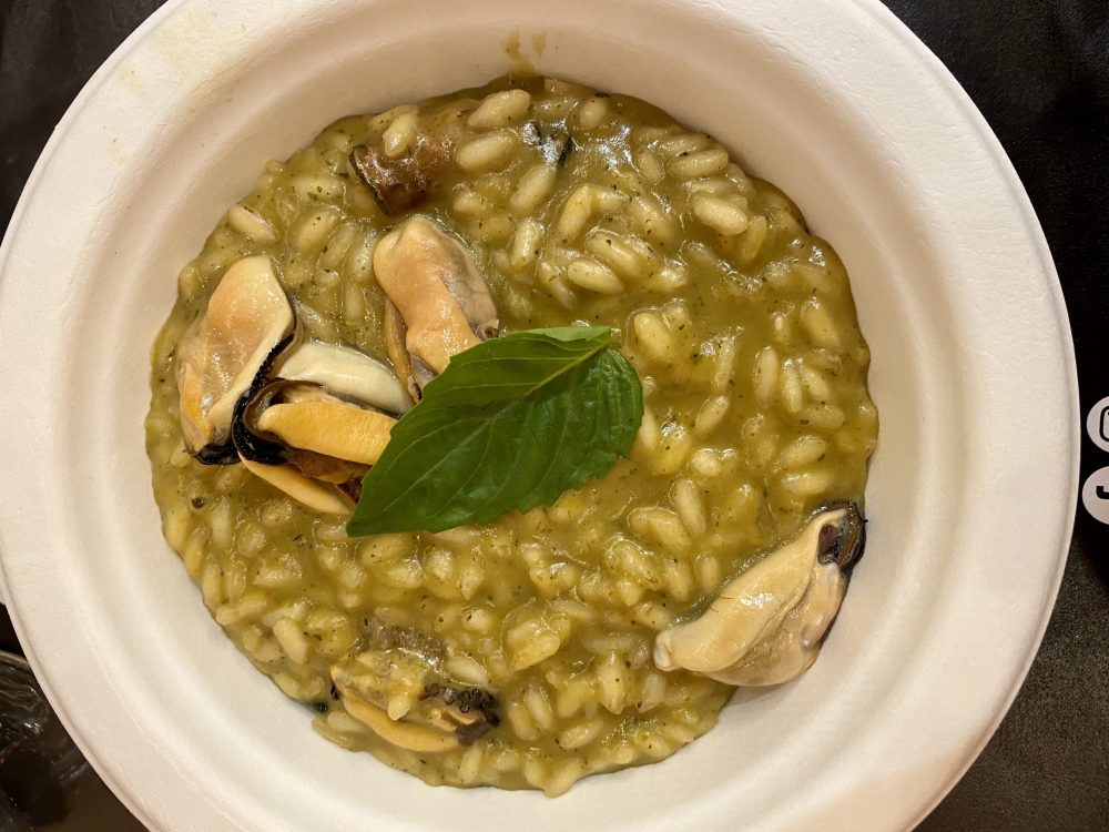 Casa Mito - Risotto alla Nerano con zucchine, cozze e provolone del Monaco