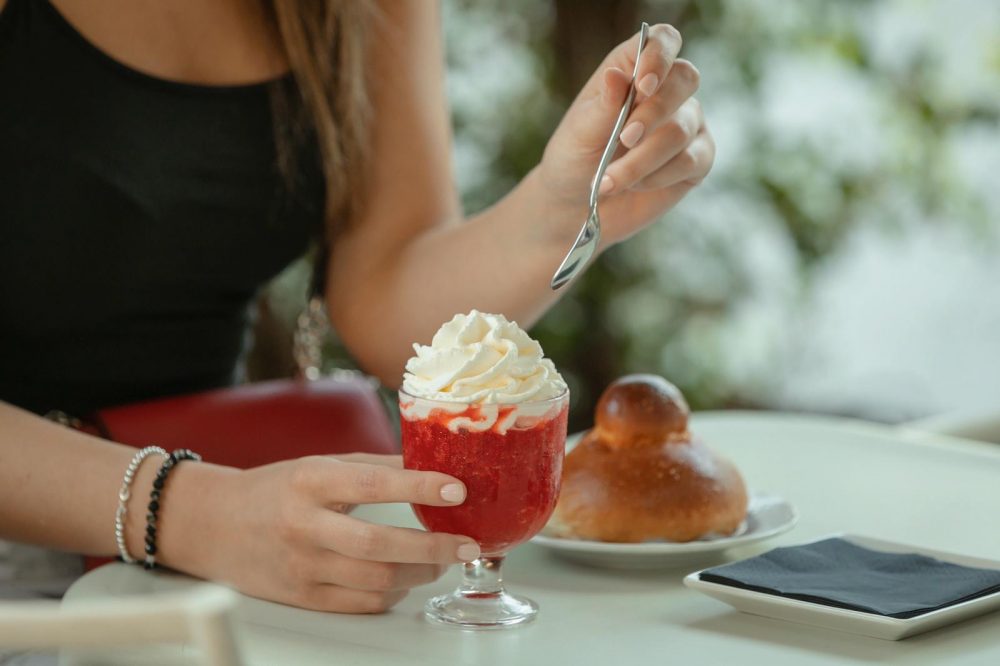 Granita alla fragola- Bar Taverna