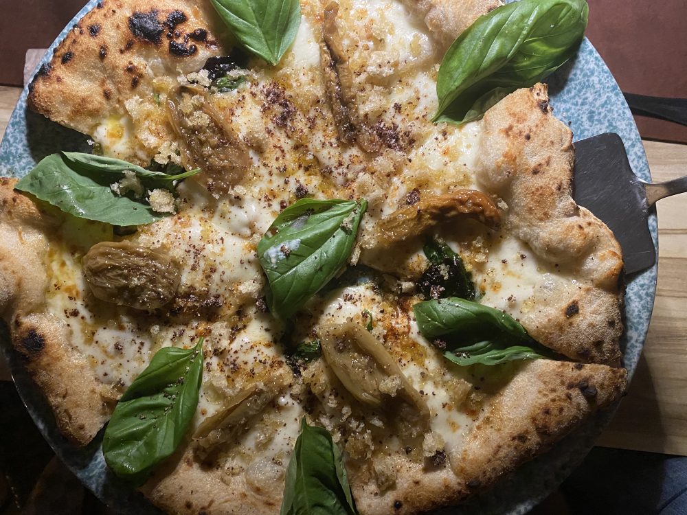 La Contrada - pizza Aglio, olio e peperoncino