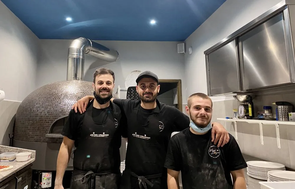 Vino e Biga - Marco Pece, Luigi Santagata e collaboratore