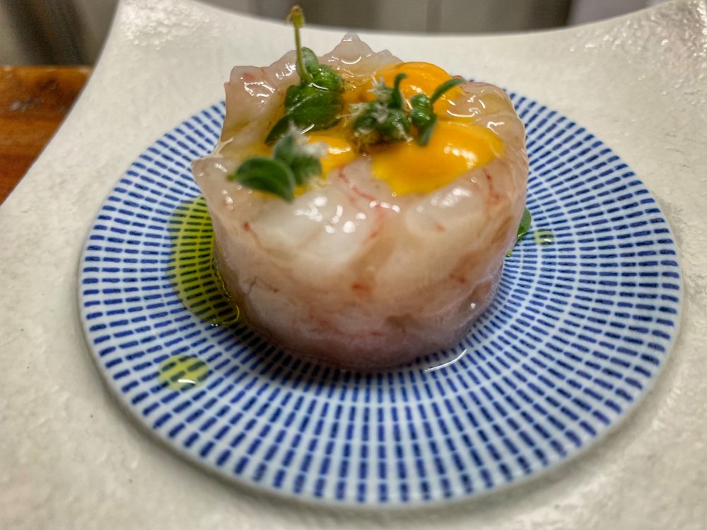 Da Carmelo, tartare di gamberi