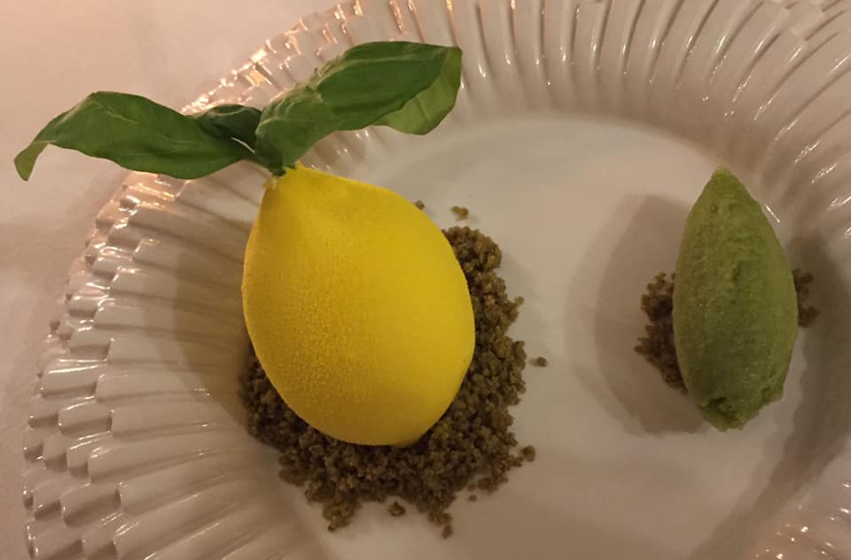 Ristorante Belvedere hotel Caruso, limone e basilico