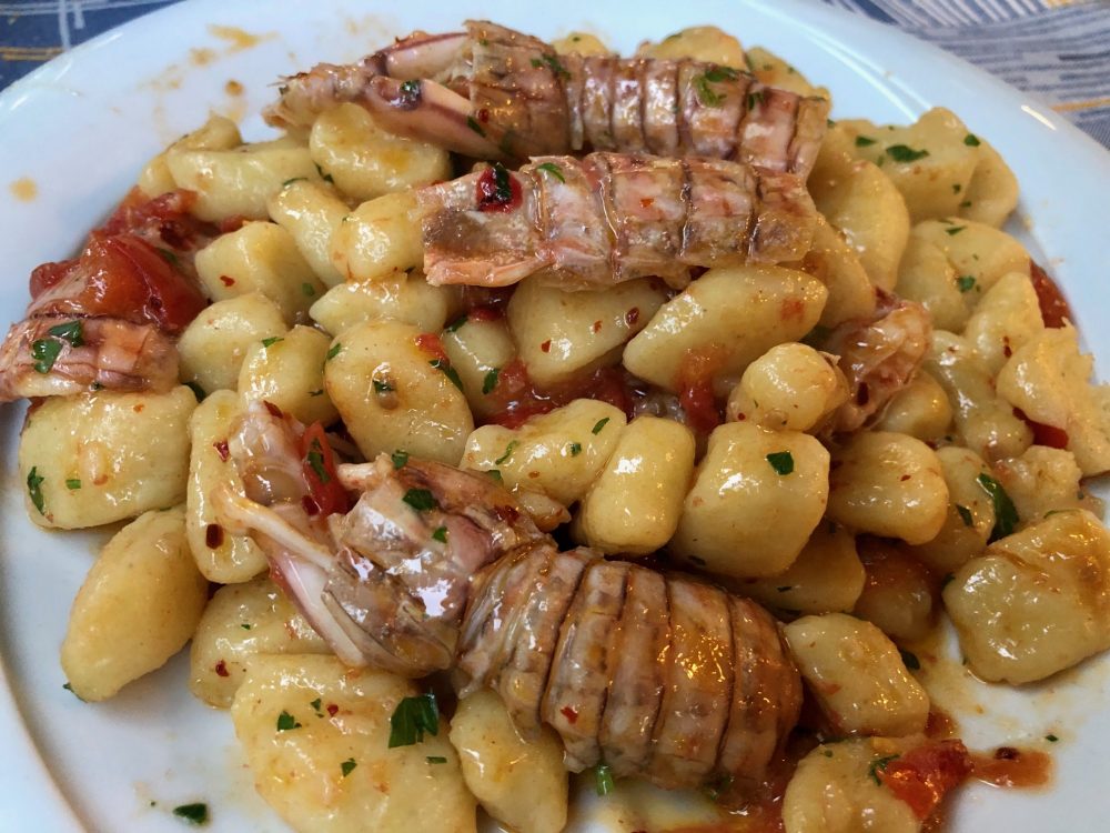 Rosmarino - Gnocchi alle canocchie