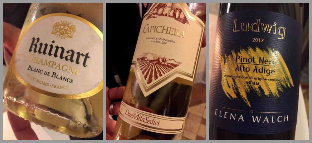 Ristorante Belvedere hotel Caruso, i vini