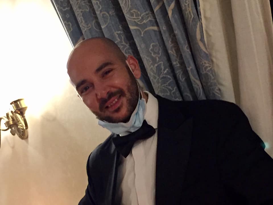 Ristorante Belvedere hotel Caruso, il sommelier Francesco Orru