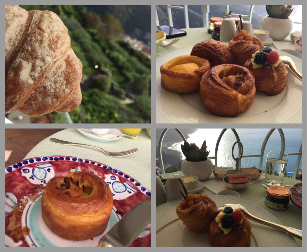 Ristorante Belvedere hotel Caruso, scorci dalla prima colazione