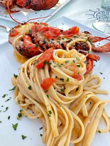 Antica Pizzeria Ciro Gaeta - linguine con astice