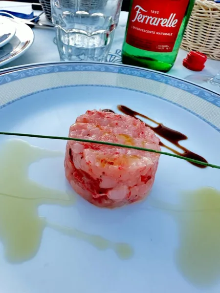Antica Pizzeria Ciro Gaeta - tartare di gamberi