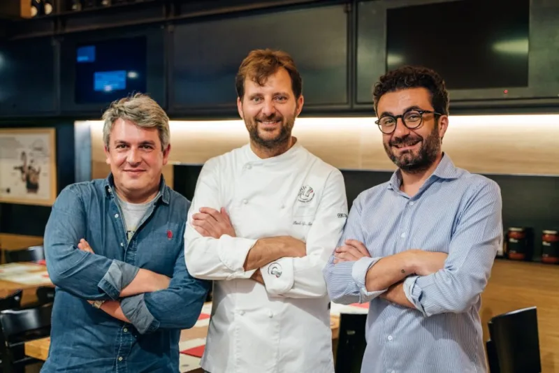 Da Sinistra Carmine Mainenti, Paolo De Simone e Giuseppe Boccia