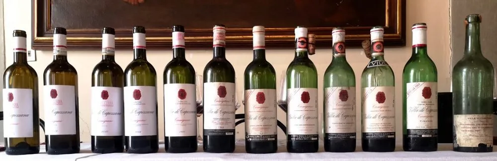 Capezzana - le 12 bottiglie