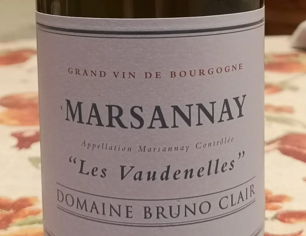Marsannay Les Vaudenelles 2013, Bruno Clair