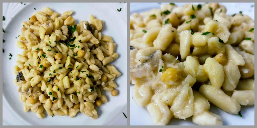 Anna dei Sapori - I Cavatelli con Baccala' e Ceci di Ciecerale