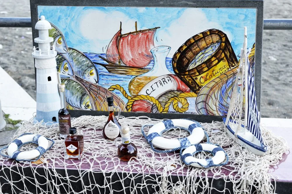 CETARA le bottiglie delle aziende DOP