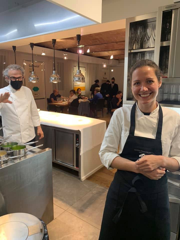 Casa Maria Luigia la chef Jessica Rosvald e Massimo Bottura