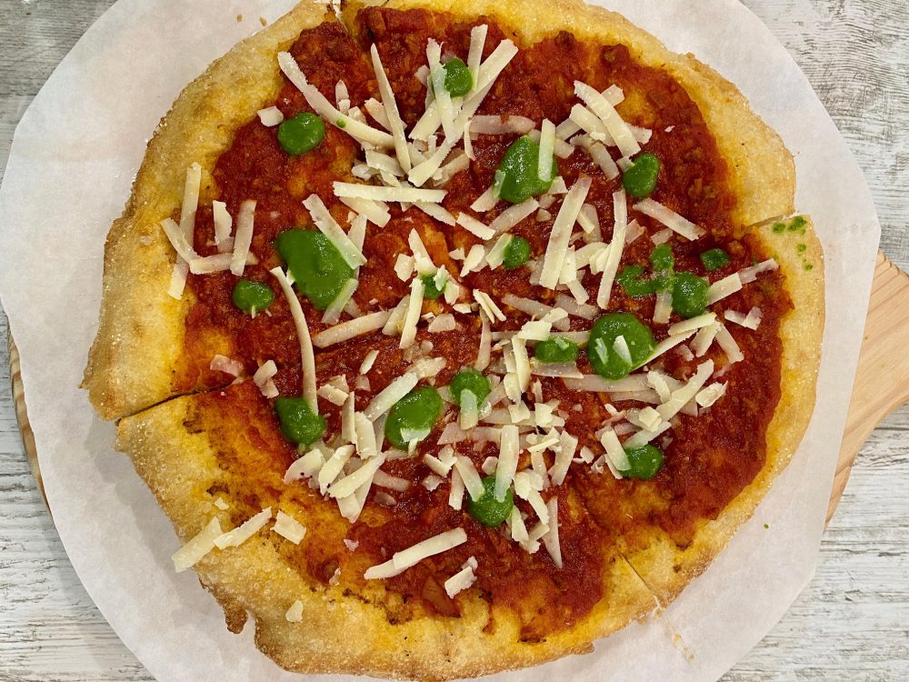 Elementi Pizzeria - pizza Crunch a tre cotture_ La Bolognese