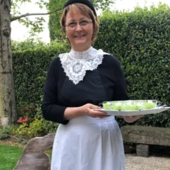 Fiorella Maria Visconti, titolare della Trattoria Bergamasca che prende il suo cognome