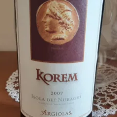 Korem Isola dei Nuraghi Igt 2007 Argiolas