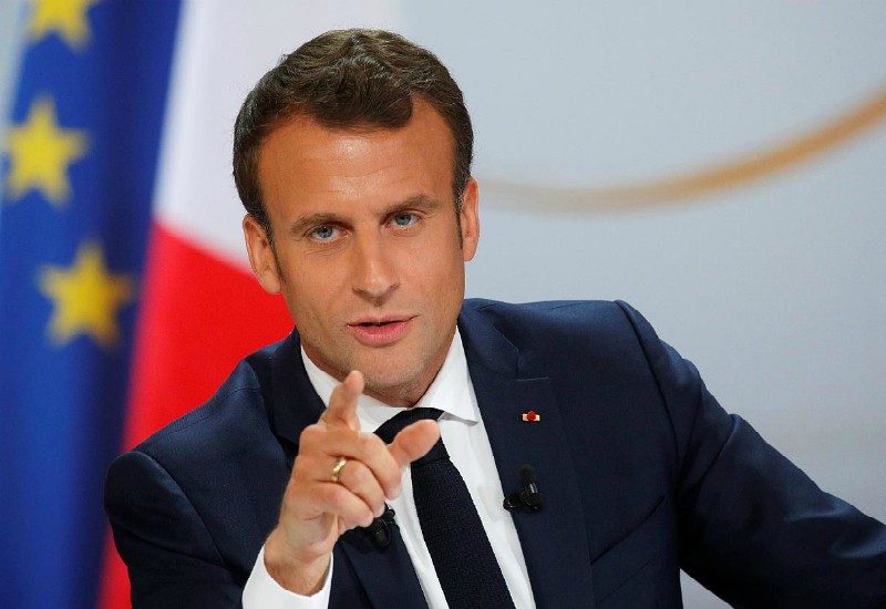Il presidente francese Macron