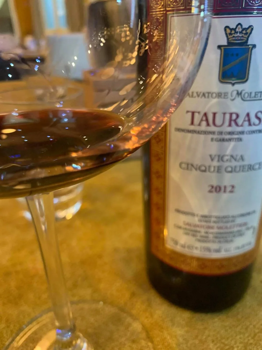 Vigna Cinque Querce 2012 Molettieri