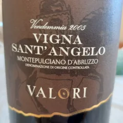 Vigna Sant'Angelo Montepulciano d'Abruzzo Doc 2005 Valori